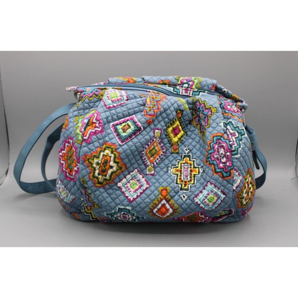 Vera Bradley Hadley Crossbody Bag Purse Painted Medallions Shoulder Satchel - Picture 4 of 11